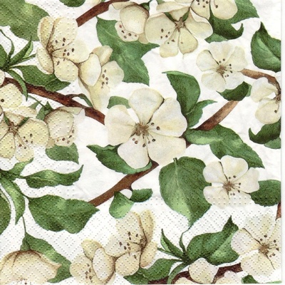 TaT servítky Apple Blossoms 33x33cm