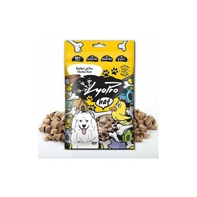 Lyopro DOG poch. mrazem sušené Kuřecí játra 10 ks 50 g