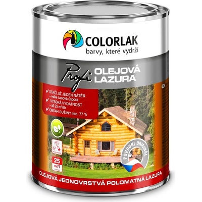 Colorlak Profi olejová lazura O 1020 0,75 l Bezbarvá