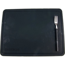 Darkside Podložka pre tabak Black s vidličkou