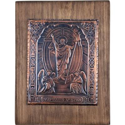 МЕДНА ИКОНА ВЪЗКРЕСЕНИЕ ХРИСТОВО