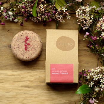 Ponio Pink obnova & ochrana tuhý šampón 60 g