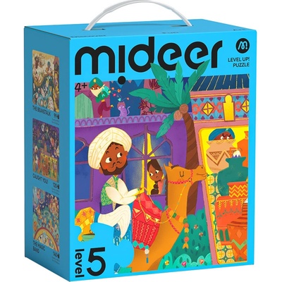 Mideer LEVEL UP! 05 Svět fantazie 3v1 99 120 a 140 dílků