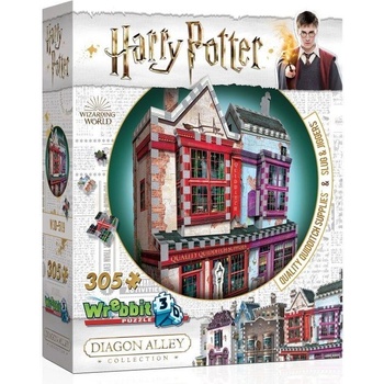 Wrebbit 3D puzzle Harry Potter: Prvotřídní potřeby pro famfrpál a Slug & Jiggers Apothecary 305 ks
