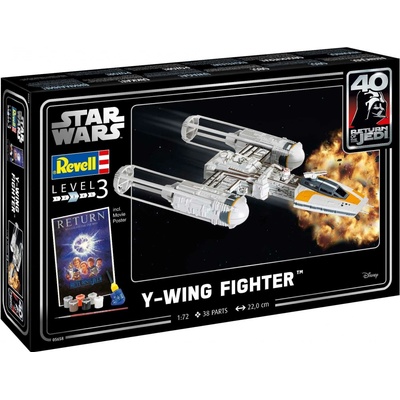 Revell Gift Set SW 05658 Y wing Fighter 1:72