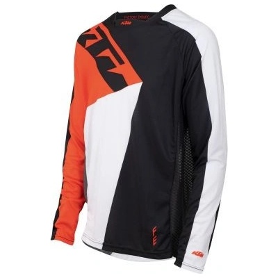 KTM Factory ENDURO dlouhý rukáv black/white/orange Oranžová
