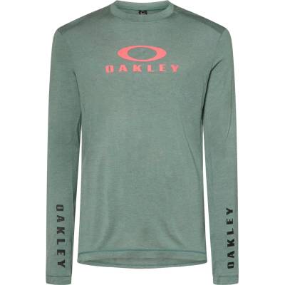 Oakley Мъжка фланелка с дълъг ръкав за колоездене Oakley Seeker Flow L/S Jersey Cycling jersey - Aviator Green - размер XXL (056-3981-0115)
