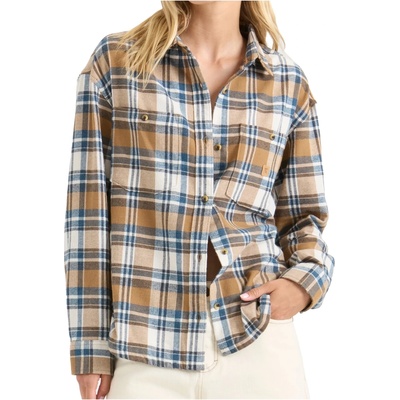 Roark Дамска риза с копчета Roark Women's Amberley Light Shirt - Dark Khaki (133-1392-0112)