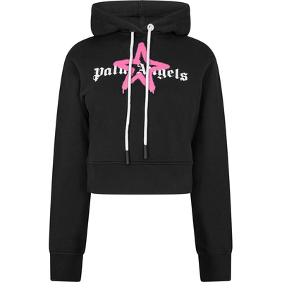 Palm angels Суичър PALM ANGELS Women's Star Pull Over Hoodie - Black Pink