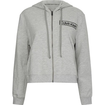 Image 1 of Calvin Klein Суичър Calvin Klein Long Sleeve Zip Hoodie - Grey Marl