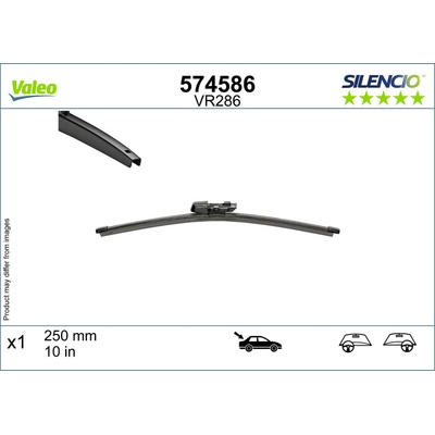 Valeo Zadní stěrač VR286 250 mm 574586