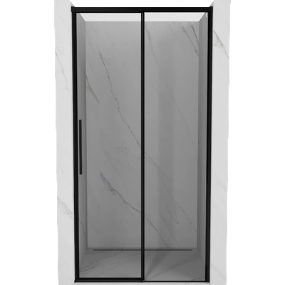 Mexen Rox плъзгаща се душ кабина дясна 130 см, черна рамка, черно - 8C2-130-000-70-70-P (8C2-130-000-70-70-P)