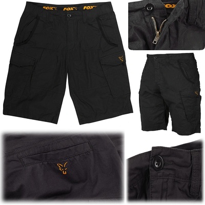 Fox Collection Combats Shorts Black Orange kraťasy, kalhoty