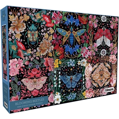 Gibsons Пъзел Gibsons от 1000 части - Бръмбари и цветя (G6625)