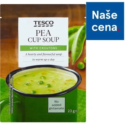 Tesco Instantní hrachová polévka s krutony 23 g