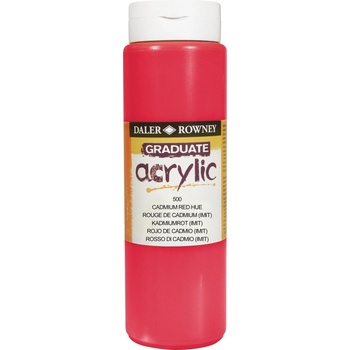 Daler-Rowney Graduate АКРИЛНА боя Cadmium Red Hue 500 ml 1 бр (123500500)