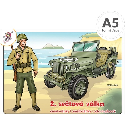 Omaľovánka A5 2. svetová vojna