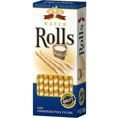 Cokiesland wafer rolls milk 160 g