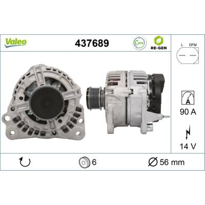 Alternátor VALEO 437689