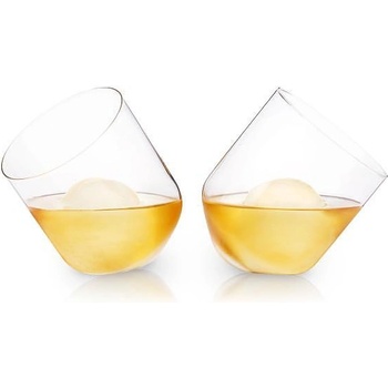 Viski (САЩ) Комплект от 2 бр. аераторни чаши за уиски viski rolling въртящи - 350 мл (viski 9853)