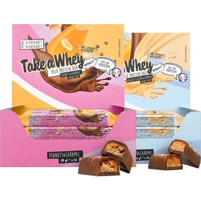 Take a Whey High Protein Bar, 1x46 Grams/24 bars box/
