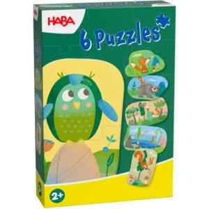 HABA Комплект пъзели Haba - Горските животни, 6 броя (2012185001) - ozone