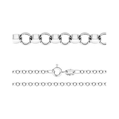 Nubis® Stříbrný řetízek očkový rolo NB-7043-45