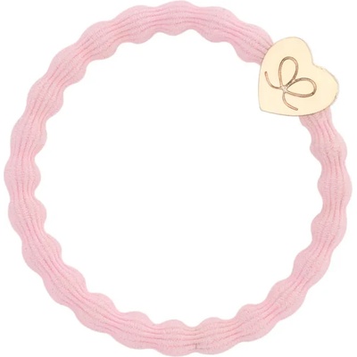 By Eloise London Gold Heart Ластик за коса за жени цвят Soft Pink