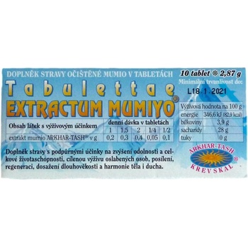 Dr.Drozen Mumiyo tabulettae extractum 2,87 g 10 tablet