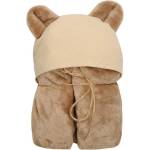 Baby Matex Бебешко одеяло с качулка Baby Matex - Koala Muslin, 95 x 95 cm, кафяво (5902675071017) - ozone