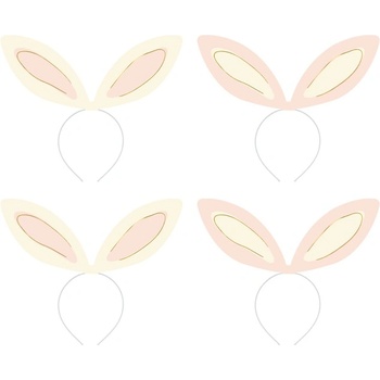 Party Deco Диадеми с Ушички - (1Пакет/ 4 Бр. )