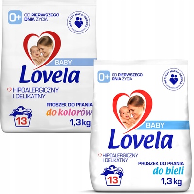 Lovela prací prášek hypoalergenní bez parfemace, 2,6 kg 26 PD