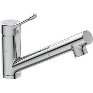 Ideal Standard Кухненски смесител с издърпващ се душ Ideal Standard Ceralook BlueStart гланцово хромирано покритие (BC294AA)