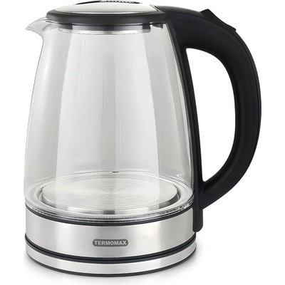 Termomax Кана електрическа Termomax TK3011, 1500W, 1.8 л, стъклена (1009497)