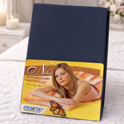 Evenit prestieradlo Nika ová antracit Jersey 120x200