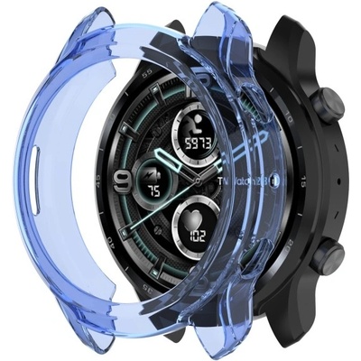 PROTEMIO 57691 TPU HALF COVER obal pre TicWatch Pro 3 Ultra modrý
