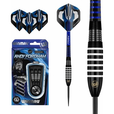 Winmau Andy Fordham Onyx 90% 25g steel