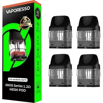 Vaporesso XROS Corex 3.0 cartridge 2 ml 1,2ohm 4Pack