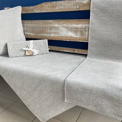 Tegatex Gobelínový ubrus chenille šedá 100x100 cm