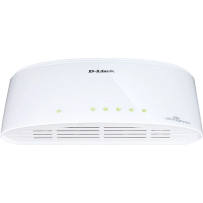 Суич D-Link DGS-1005D/E, 5 портов, 10/100/1000, Gigabit, Desktop (DGS-1005D/E)