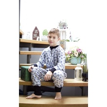 Detská overal Motoráče na šedom nebi -ponožky