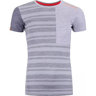 Ortovox Дамско мериносово термобельо Ortovox Women's 185 Rock'N'Wool Short Sleeve Merino base layer - Grey Blend - размер XS (115-1520-0411)