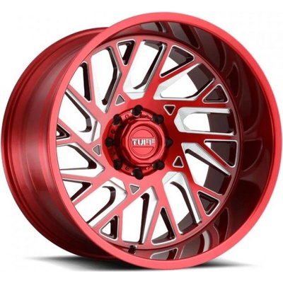 Tuff T4B 12x22 8x165,1 ET-45 candy red with milled spoke