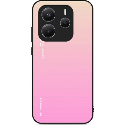 TopQ Luxury Xiaomi Redmi Note 14 5G pevný duhový meruňkový 136665