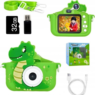 Melodrama DIGITAL CAMERA FOR CHILDREN Green dinosaur