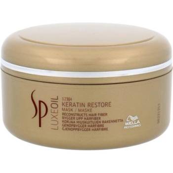 Wella SP Luxeoil Keratin Restore Mask маска за изтощени коси 150 ml за жени