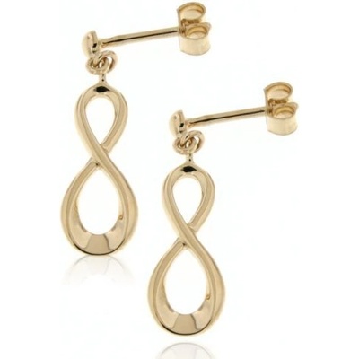 Zlatnictví U Kostela visací náušnice nekonečno GE0488Ž
