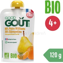 Good Gout BIO Hruška s klementínkou 120 g