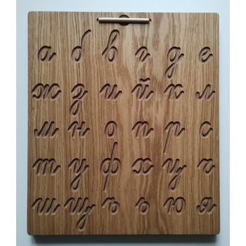 Учител bg Ръкописни малки букви - дървен тренажор