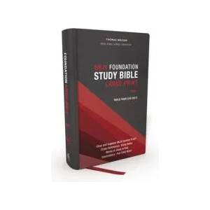 NKJV, Foundation Study Bible, Large Print, Hardcover, Red Letter, Comfort Print (ISBN: 9780785261087)